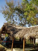 Parking of the Guest House CASA DE LAS ANAS - Moncion - Dominican Republic